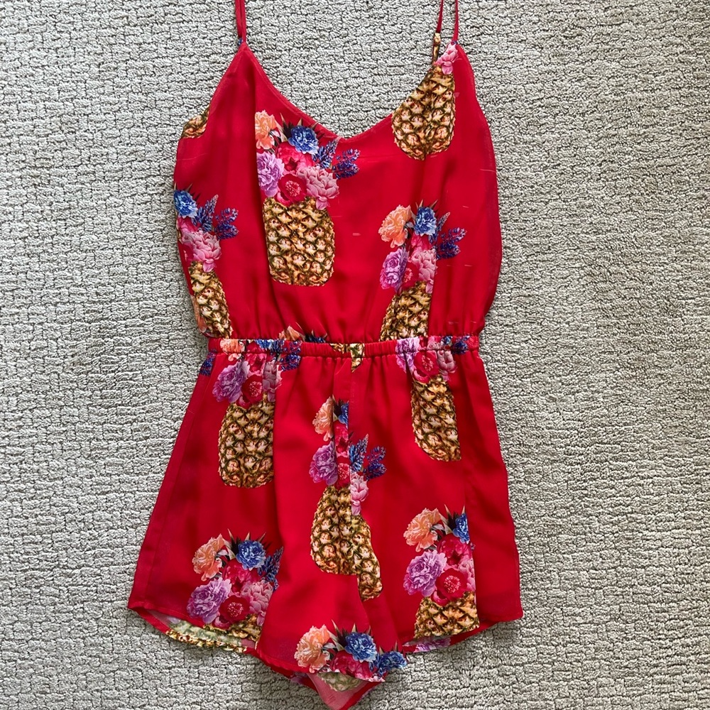 Show Me Your MuMu Pineapple Romper